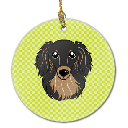 Dog Portrait on Ceramic Ornament - Size: 2.8 X 2.8 | Pack Of: 1