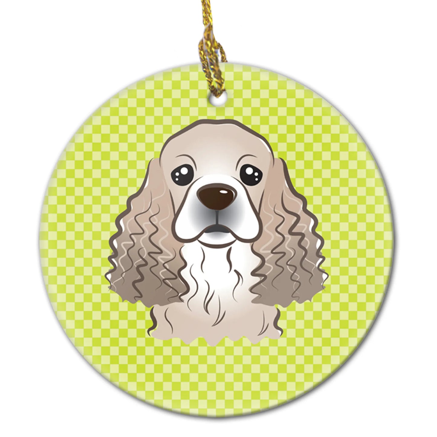 Dog Portrait on Ceramic Ornament - Size: 2.8 X 2.8 | Pack Of: 1