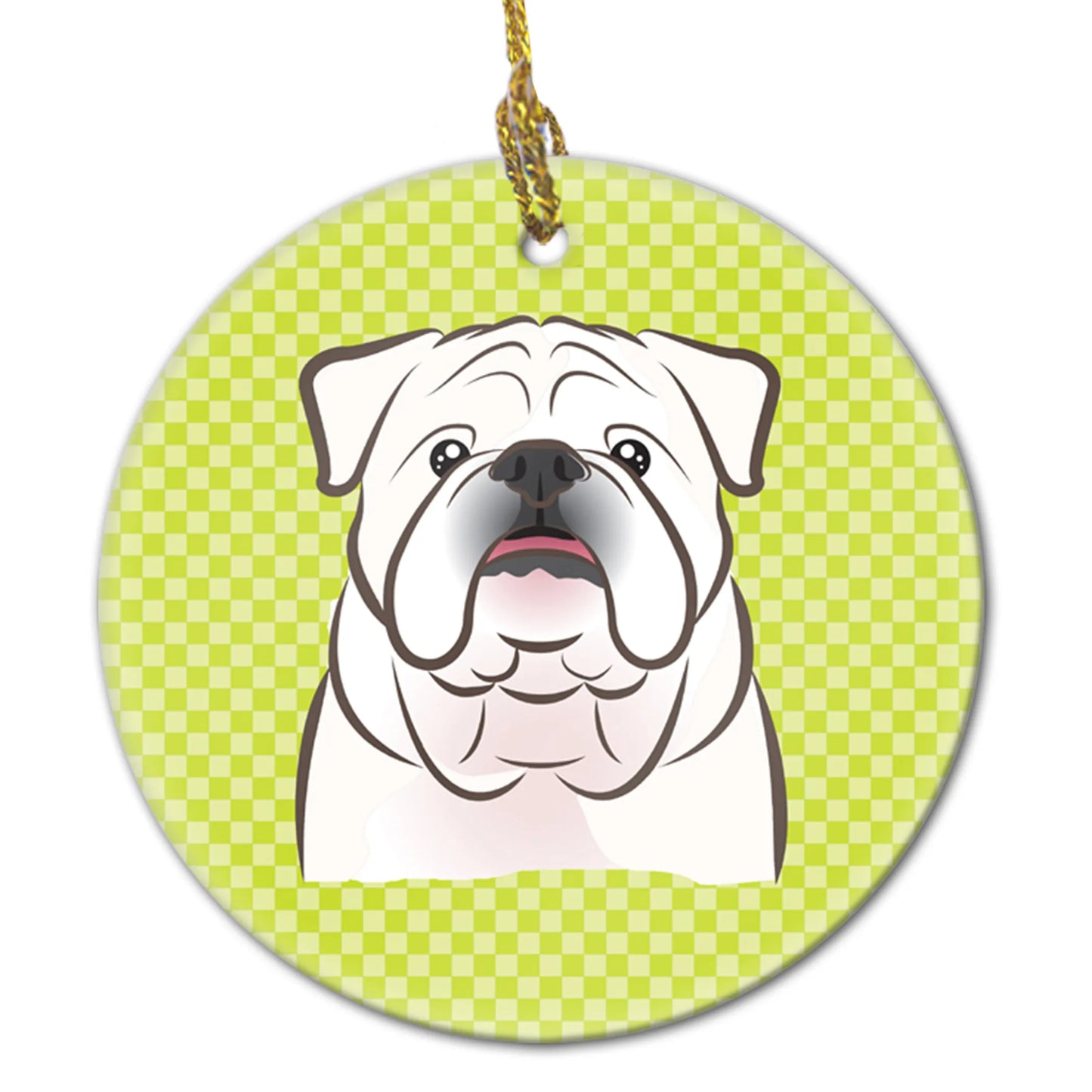 Dog Portrait on Ceramic Ornament - Size: 2.8 X 2.8 | Pack Of: 1