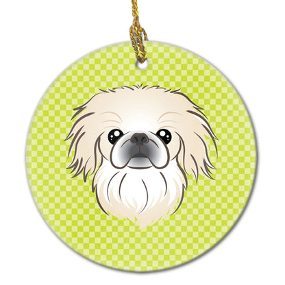 Dog Portrait on Ceramic Ornament - Size: 2.8 X 2.8 | Pack Of: 1