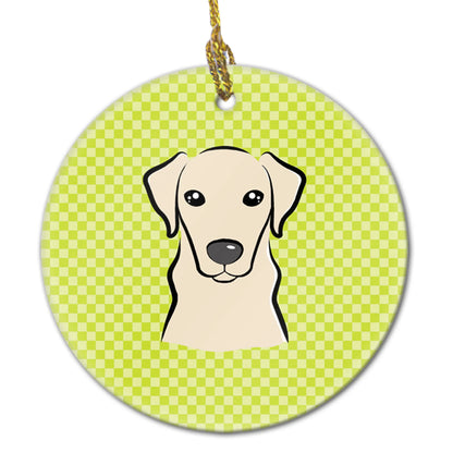 Dog Portrait on Ceramic Ornament - Size: 2.8 X 2.8 | Pack Of: 1