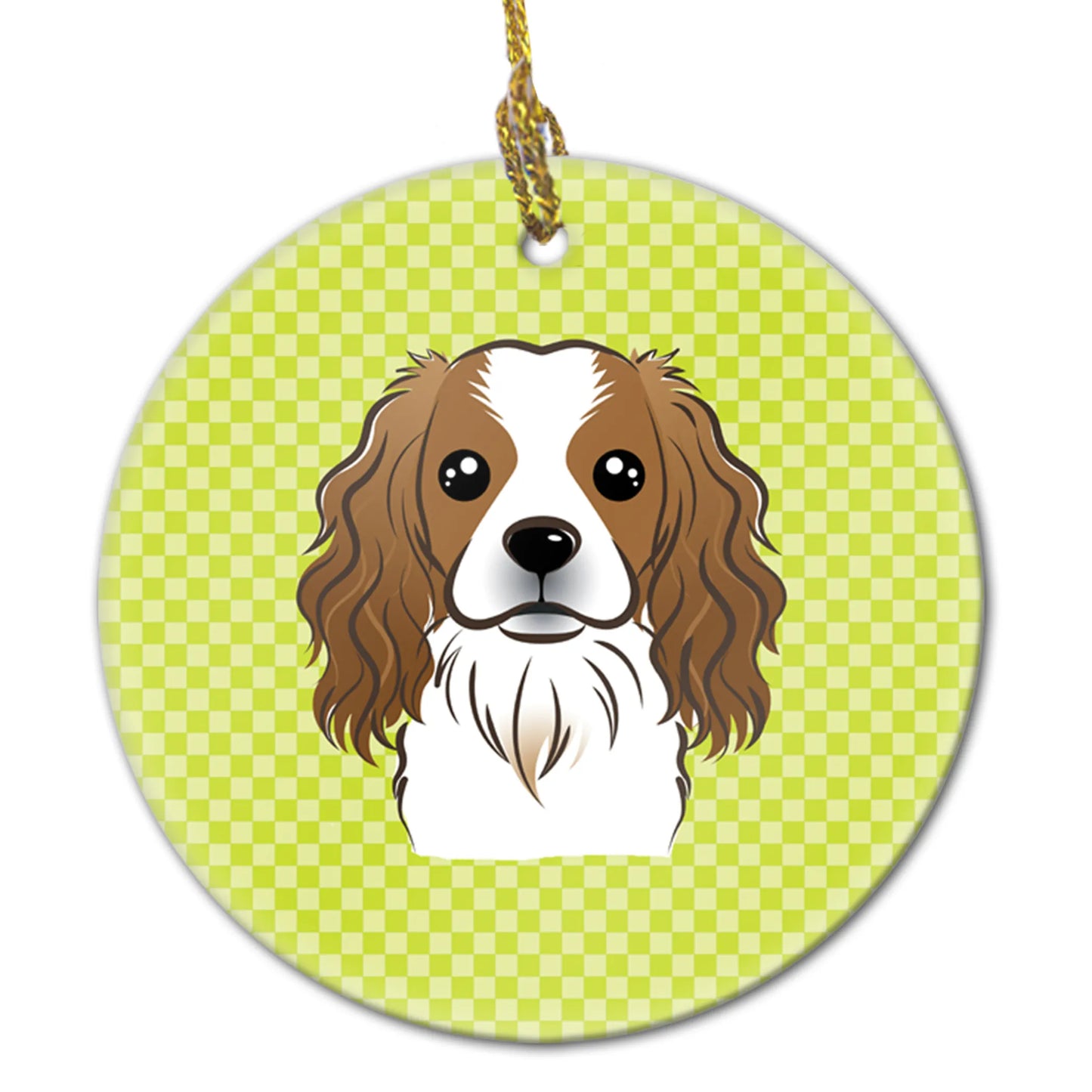 Dog Portrait on Ceramic Ornament - Size: 2.8 X 2.8 | Pack Of: 1