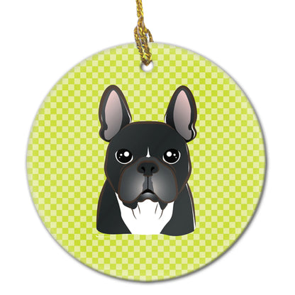 Dog Portrait on Ceramic Ornament - Size: 2.8 X 2.8 | Pack Of: 1