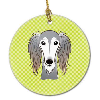 Dog Portrait on Ceramic Ornament - Size: 2.8 X 2.8 | Pack Of: 1