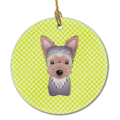 Dog Portrait on Ceramic Ornament - Size: 2.8 X 2.8 | Pack Of: 1