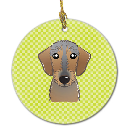 Dog Portrait on Ceramic Ornament - Size: 2.8 X 2.8 | Pack Of: 1