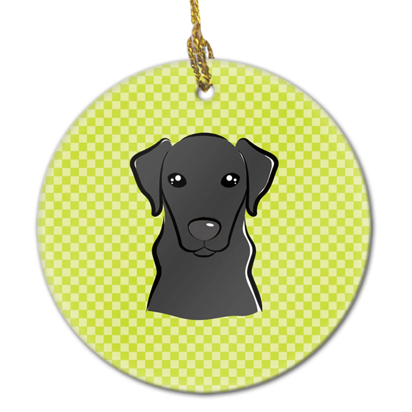 Dog Portrait on Ceramic Ornament - Size: 2.8 X 2.8 | Pack Of: 1