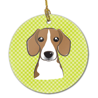 Dog Portrait on Ceramic Ornament - Size: 2.8 X 2.8 | Pack Of: 1