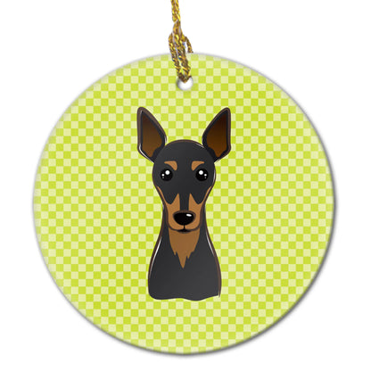 Dog Portrait on Ceramic Ornament - Size: 2.8 X 2.8 | Pack Of: 1