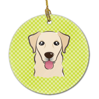 Dog Portrait on Ceramic Ornament - Size: 2.8 X 2.8 | Pack Of: 1