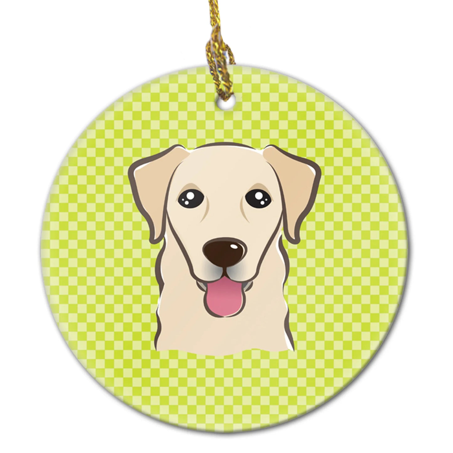 Dog Portrait on Ceramic Ornament - Size: 2.8 X 2.8 | Pack Of: 1