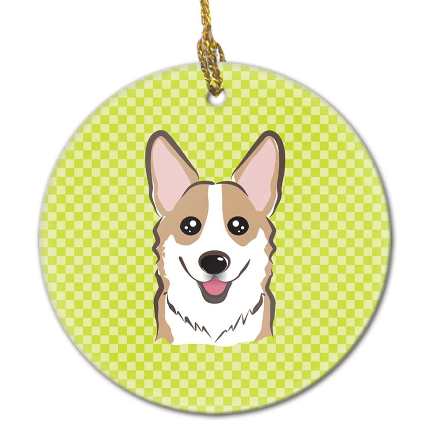 Dog Portrait on Ceramic Ornament - Size: 2.8 X 2.8 | Pack Of: 1