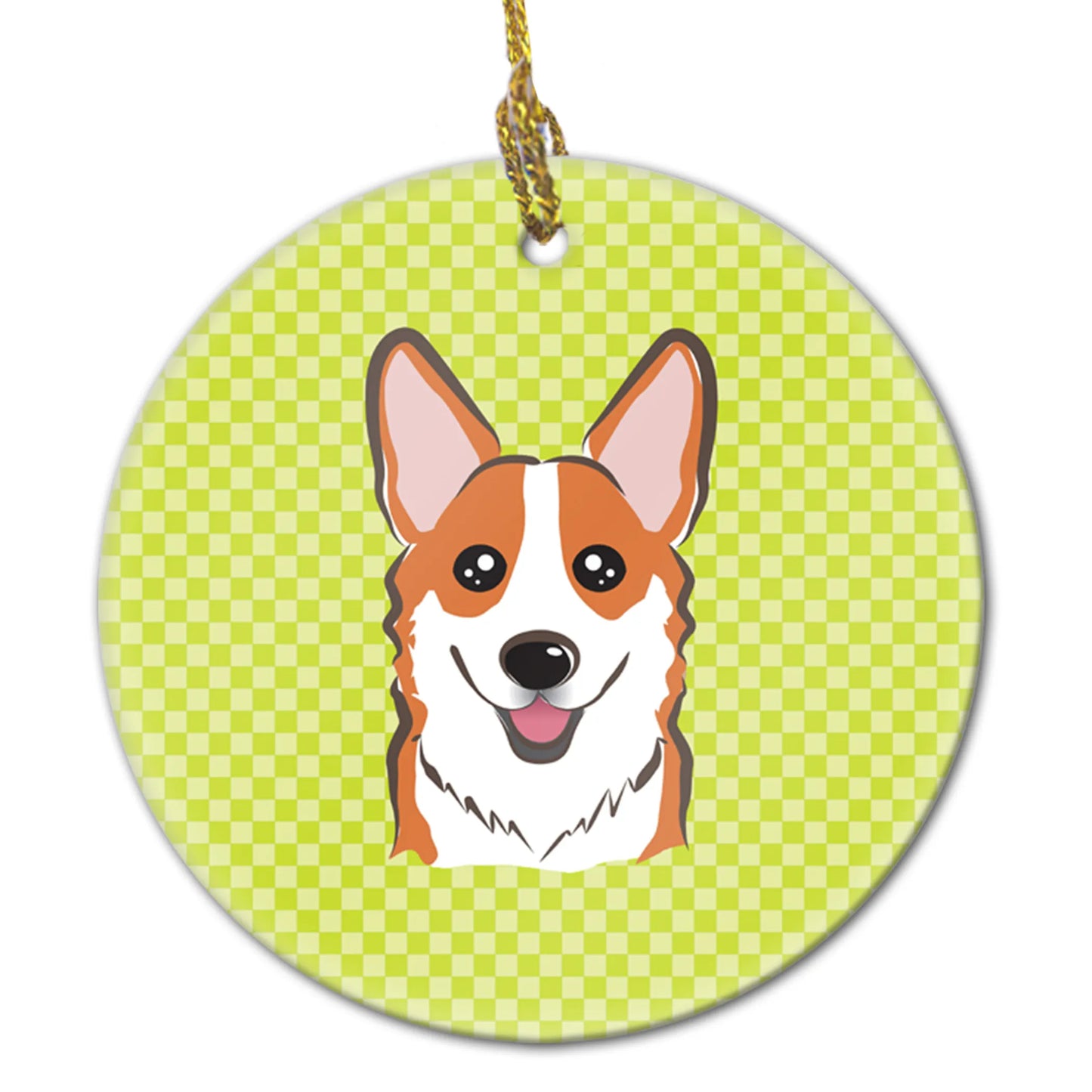 Dog Portrait on Ceramic Ornament - Size: 2.8 X 2.8 | Pack Of: 1