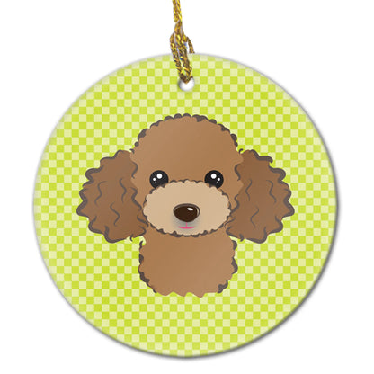 Dog Portrait on Ceramic Ornament - Size: 2.8 X 2.8 | Pack Of: 1