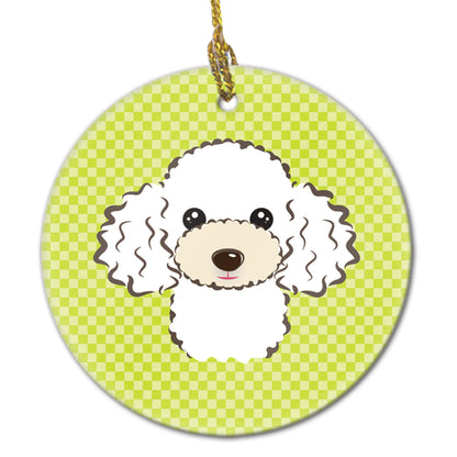 Dog Portrait on Ceramic Ornament - Size: 2.8 X 2.8 | Pack Of: 1