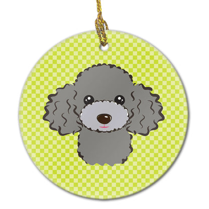 Dog Portrait on Ceramic Ornament - Size: 2.8 X 2.8 | Pack Of: 1