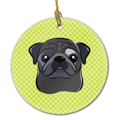 Dog Portrait on Ceramic Ornament - Size: 2.8 X 2.8 | Pack Of: 1