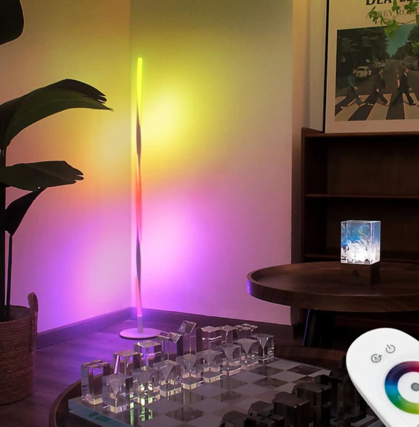 Spiral RGB Color Floor Lamp