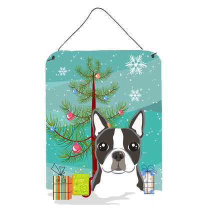 Christmas Tree and Dog Art Wall or Door Hanging Prints