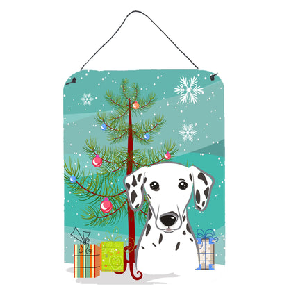 Christmas Tree and Dog Art Wall or Door Hanging Prints