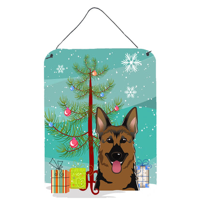 Christmas Tree and Dog Art Wall or Door Hanging Prints