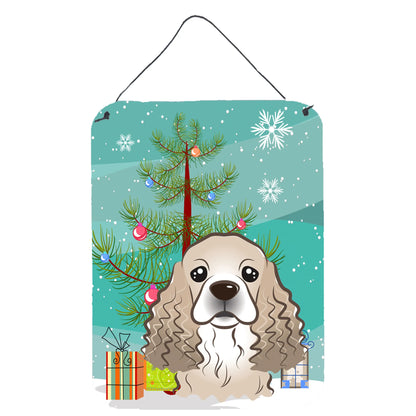 Christmas Tree and Dog Art Wall or Door Hanging Prints