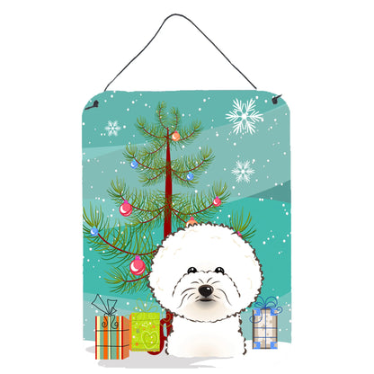 Christmas Tree and Dog Art Wall or Door Hanging Prints