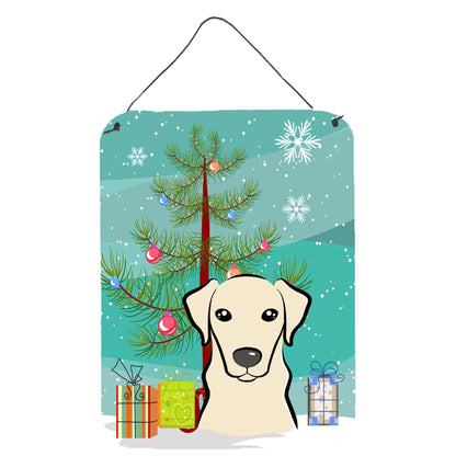 Christmas Tree and Dog Art Wall or Door Hanging Prints