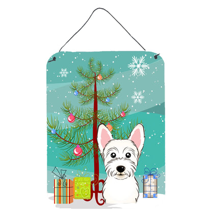 Christmas Tree and Dog Art Wall or Door Hanging Prints