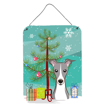 Christmas Tree and Dog Art Wall or Door Hanging Prints