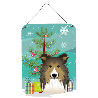 Christmas Tree and Dog Art Wall or Door Hanging Prints