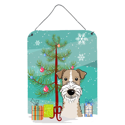 Christmas Tree and Dog Art Wall or Door Hanging Prints