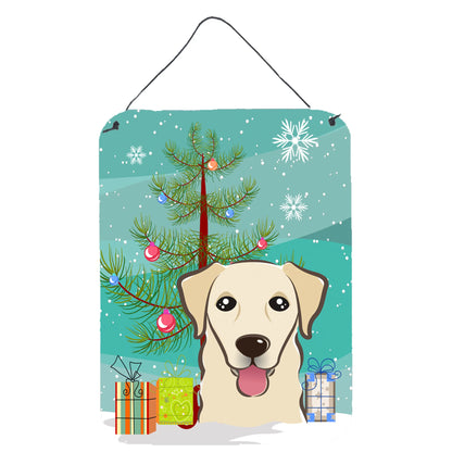 Christmas Tree and Dog Art Wall or Door Hanging Prints