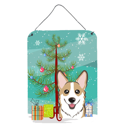 Christmas Tree and Dog Art Wall or Door Hanging Prints