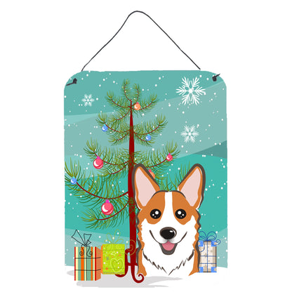 Christmas Tree and Dog Art Wall or Door Hanging Prints