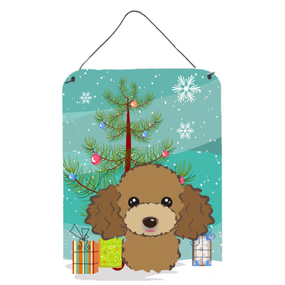 Christmas Tree and Dog Art Wall or Door Hanging Prints