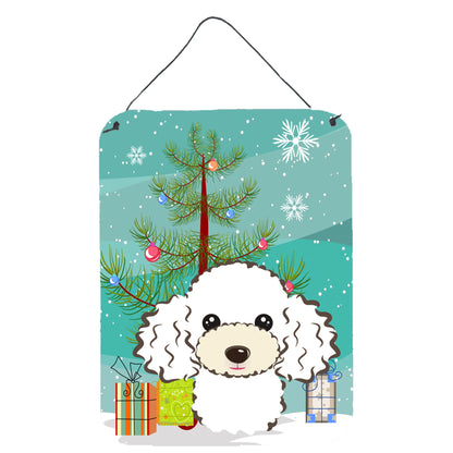 Christmas Tree and Dog Art Wall or Door Hanging Prints