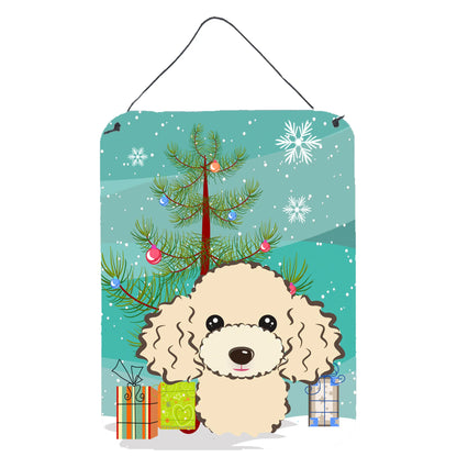 Christmas Tree and Dog Art Wall or Door Hanging Prints