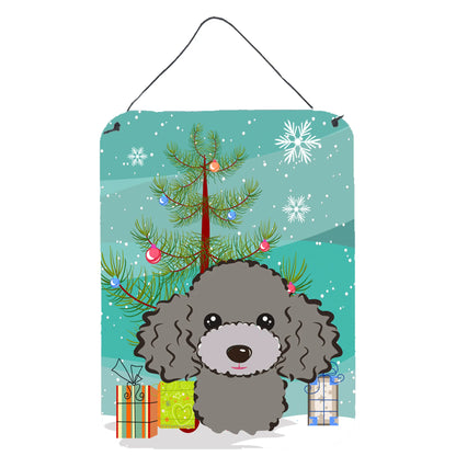 Christmas Tree and Dog Art Wall or Door Hanging Prints