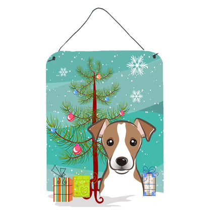 Christmas Tree and Dog Art Wall or Door Hanging Prints