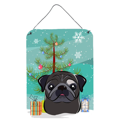 Christmas Tree and Dog Art Wall or Door Hanging Prints