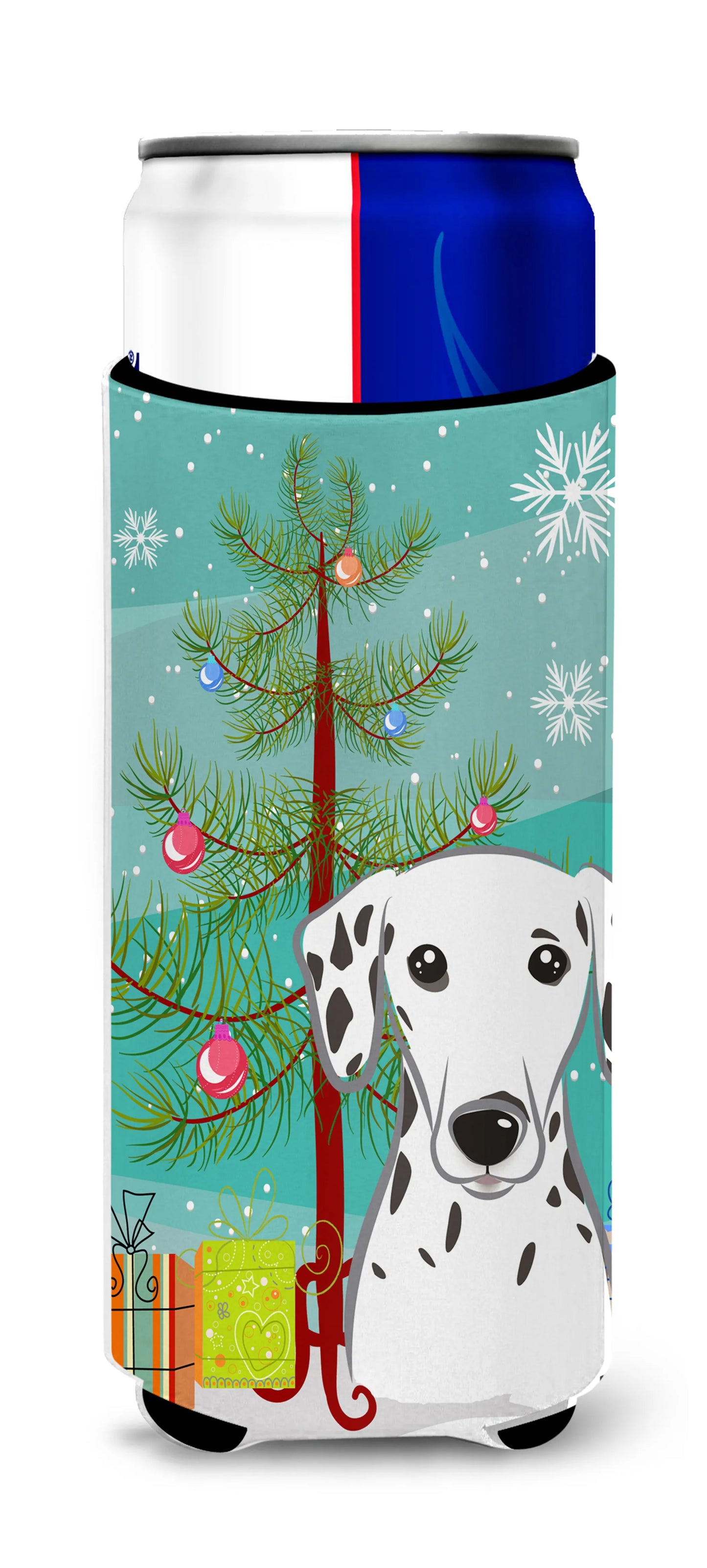 Christmas Tree and Dog Ultra Hugger for slim cans