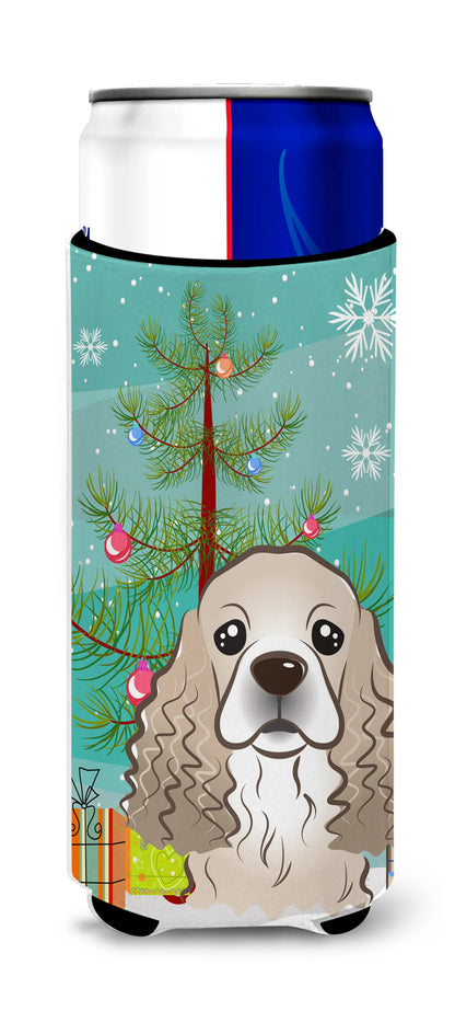 Christmas Tree and Dog Ultra Hugger for slim cans