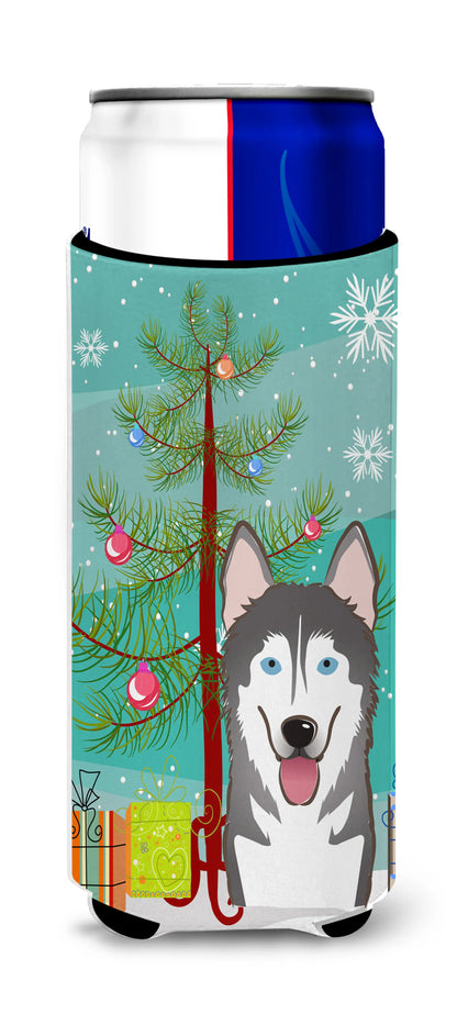 Christmas Tree and Dog Ultra Hugger for slim cans