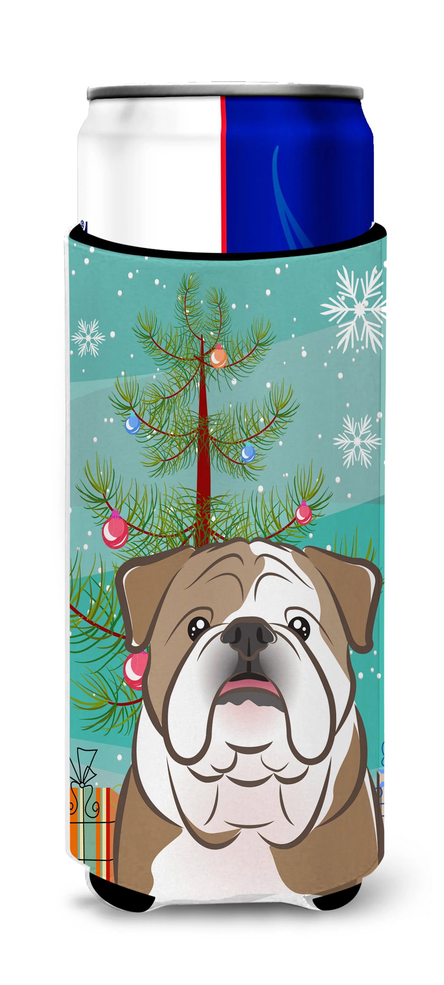 Christmas Tree and Dog Ultra Hugger for slim cans