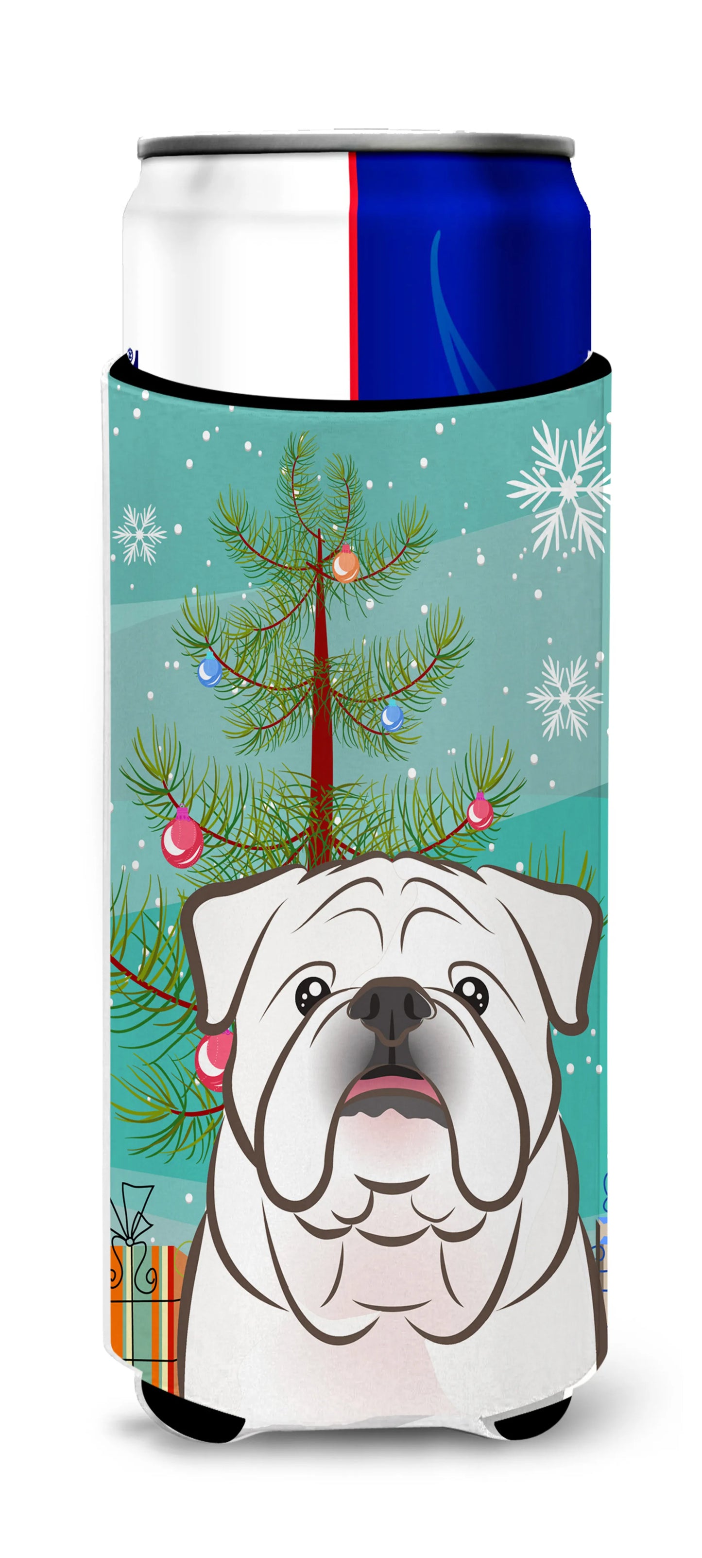 Christmas Tree and Dog Ultra Hugger for slim cans