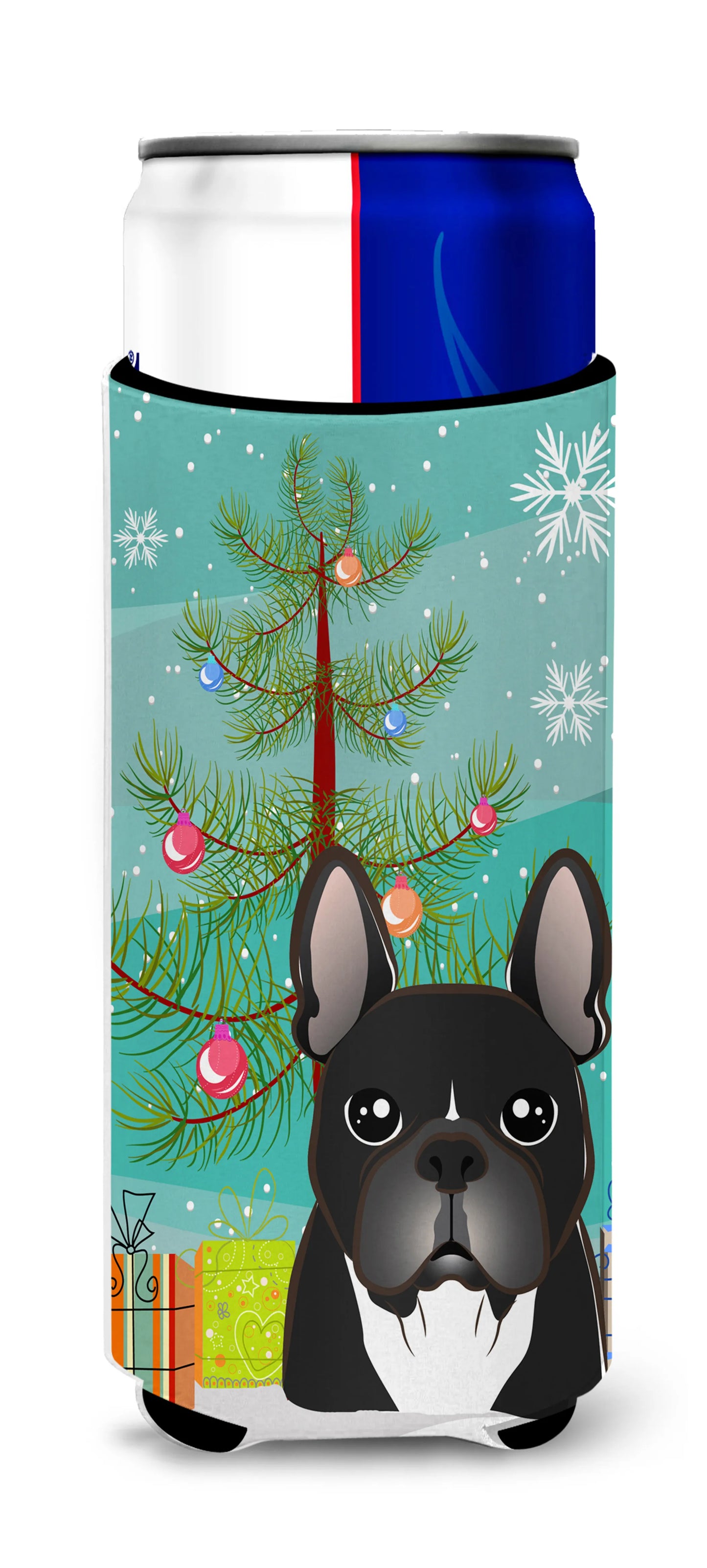 Christmas Tree and Dog Ultra Hugger for slim cans