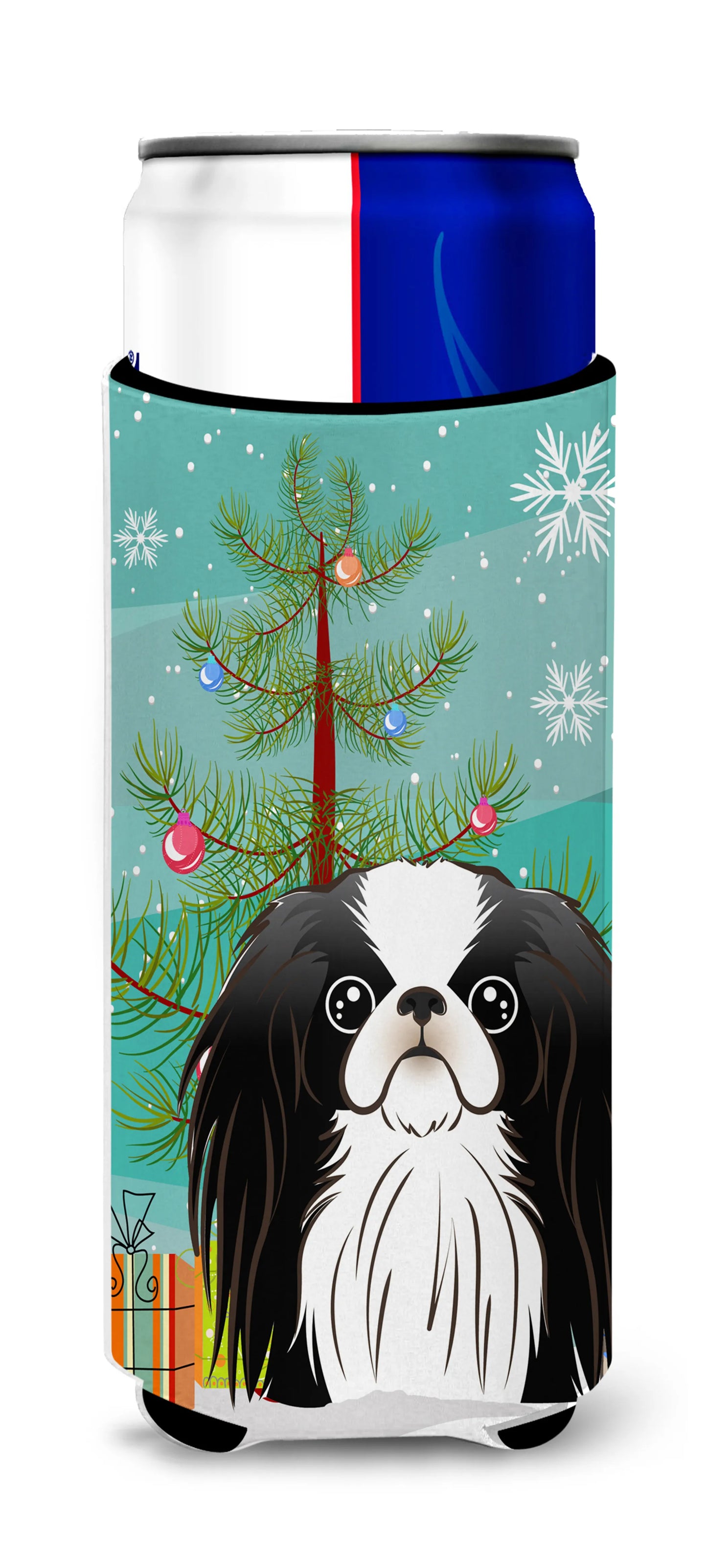 Christmas Tree and Dog Ultra Hugger for slim cans