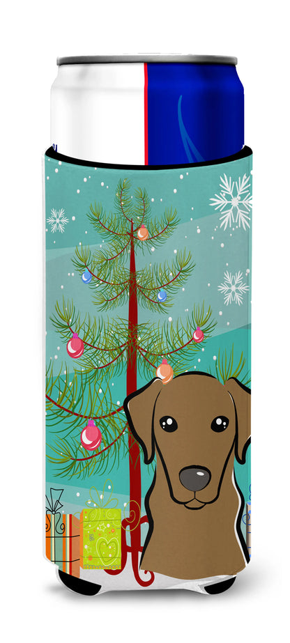 Christmas Tree and Dog Ultra Hugger for slim cans