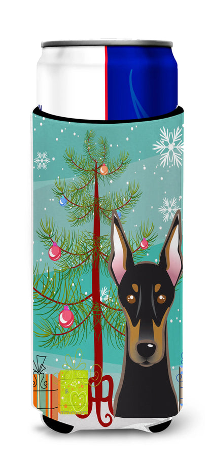 Christmas Tree and Dog Ultra Hugger for slim cans